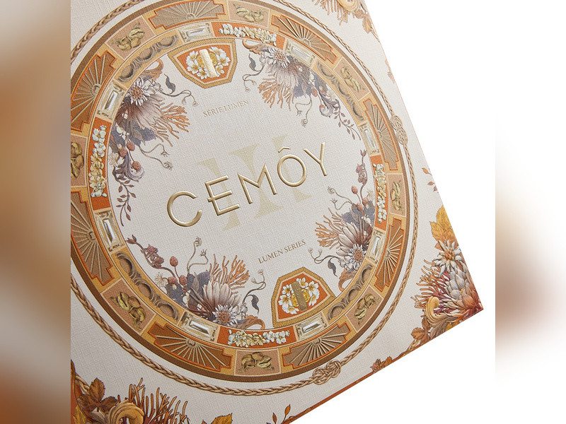 Foil stamping embossing and spot UV packaging finishes