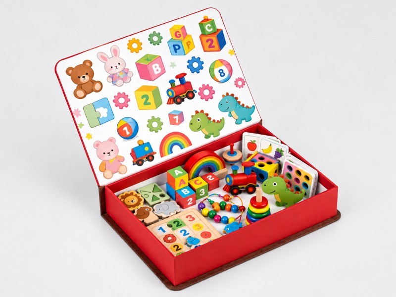 Custom educational game packaging with inserts