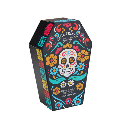 Custom Shaped Rigid Liquor Gift Box with Foam Bottle Insert