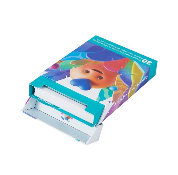 Custom Printed Card Deck Packaging Box with Flip-Top Lid