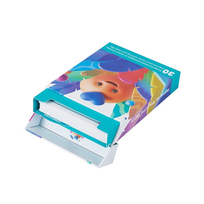 Custom Printed Card Deck Packaging Box with Flip-Top Lid