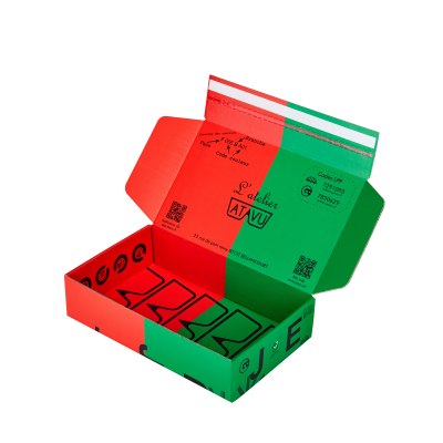 Custom Printed Corrugated Mailer Box with Tear Strip