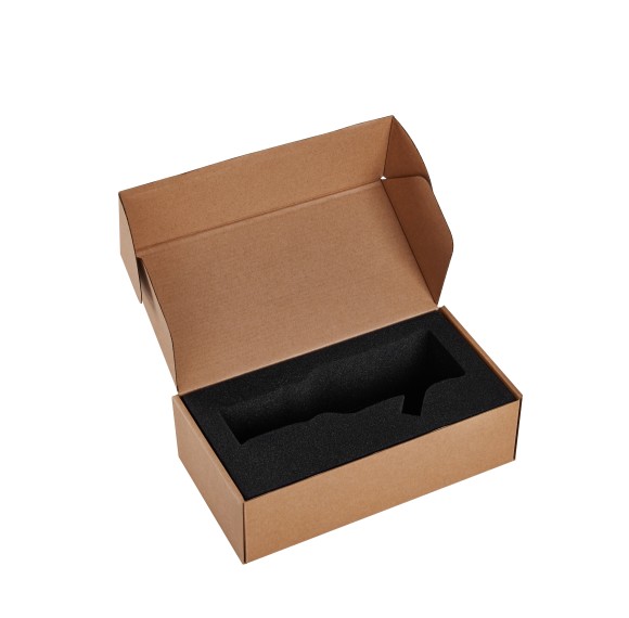 Custom Kraft Corrugated Mailer Box with Foam Insert