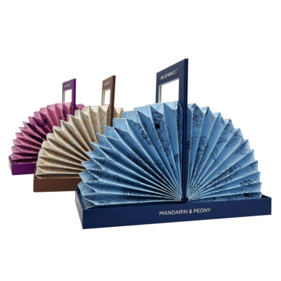 Perfume Beauty Box Special  Fans Shaped Skin Care Packaging Box | Magnetic Closure Lid