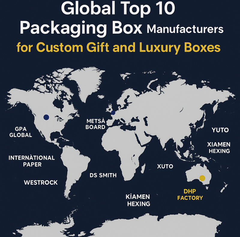 Top 10 Global Custom Luxury Packaging Box Manufacturers