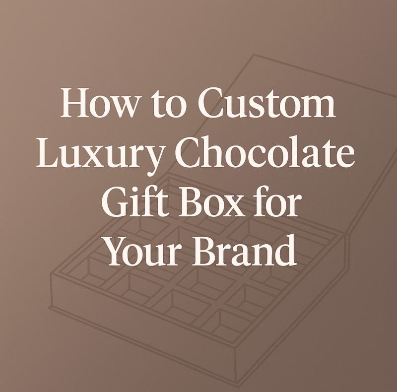 How to Custom Luxury Chocolate Gift Box for Your Brand ?