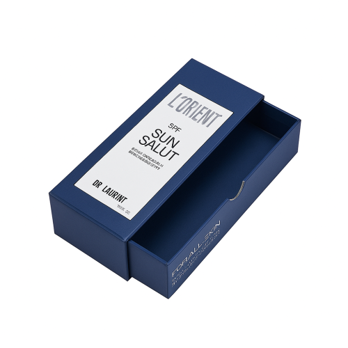 Customized Essential Oil Gift Box Packaging | Rigid Cardboard Sliding Drawer Box | Paper Card Insert to Hold the Glasses Bottle