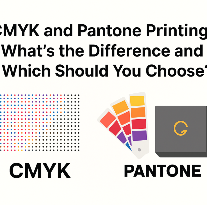 CMYK and Pantone Printing: What’s the Difference and Which Should You Choose?