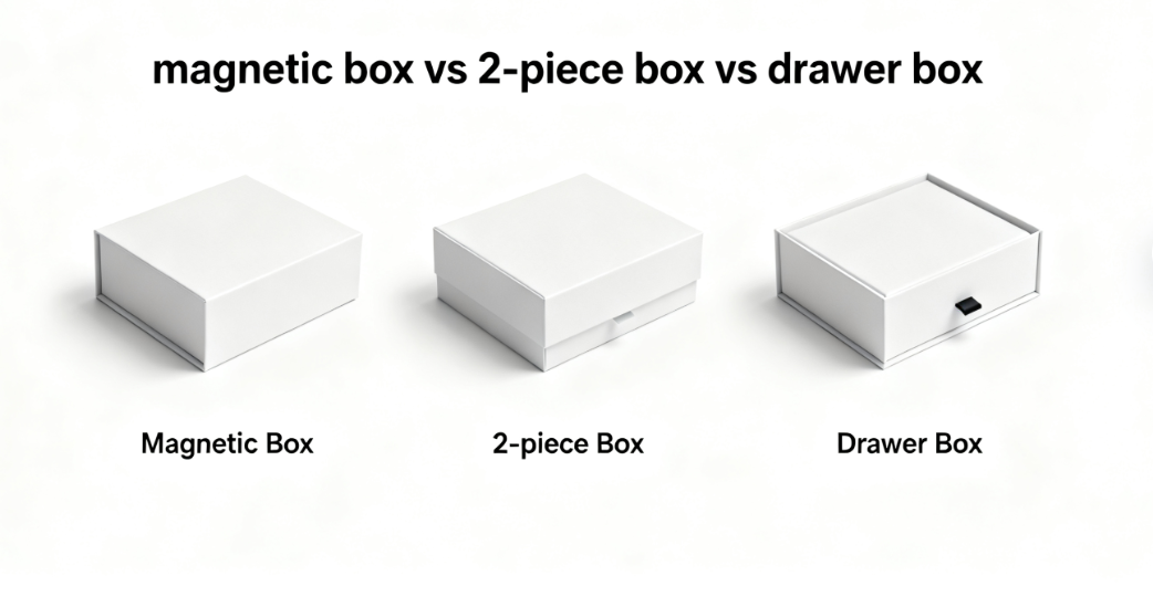 Magnetic Box vs Two-Piece Box vs Drawer Box: Which Is Better for Your Product?