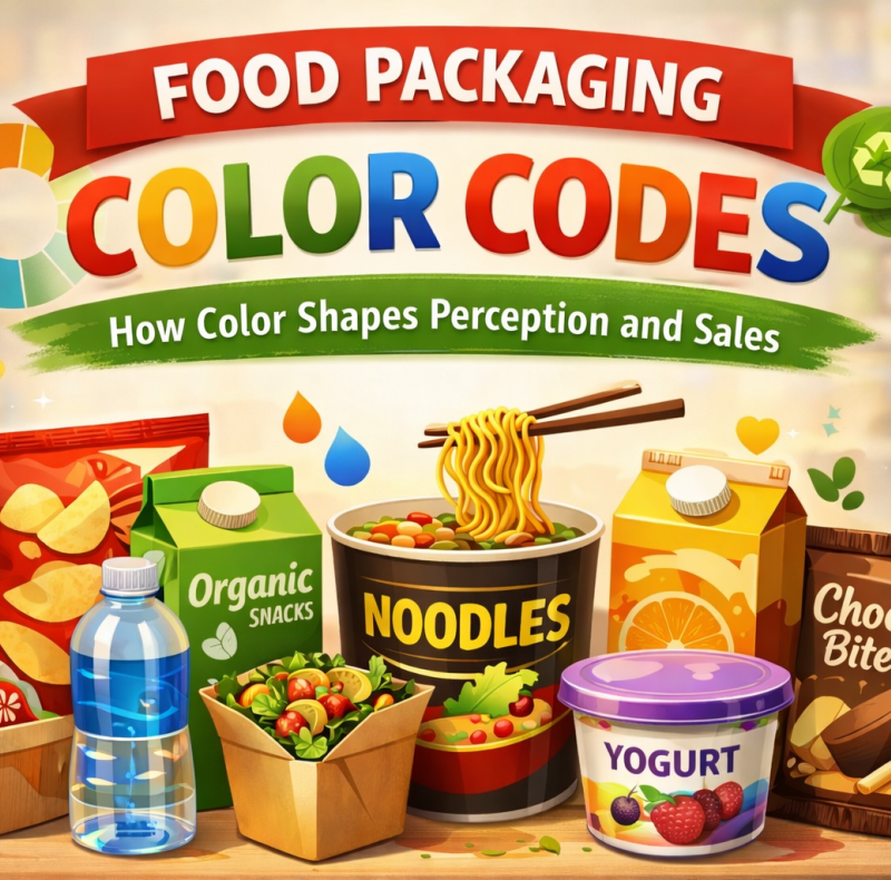 Food Packaging Color Codes: How Color Shapes Perception and Sales