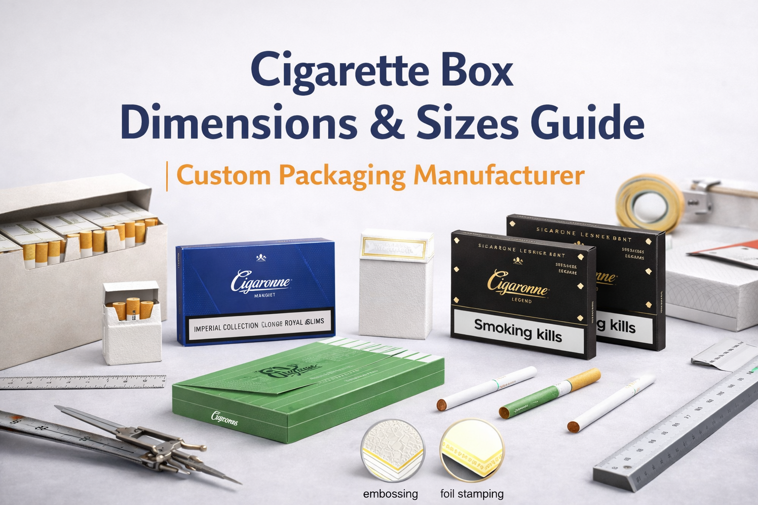Cigarette packaging box manufacturer