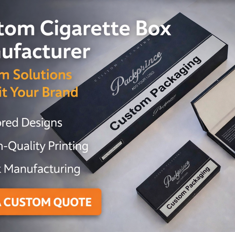 Best Materials & Printing Techniques for Custom Cigarette Packaging Boxes