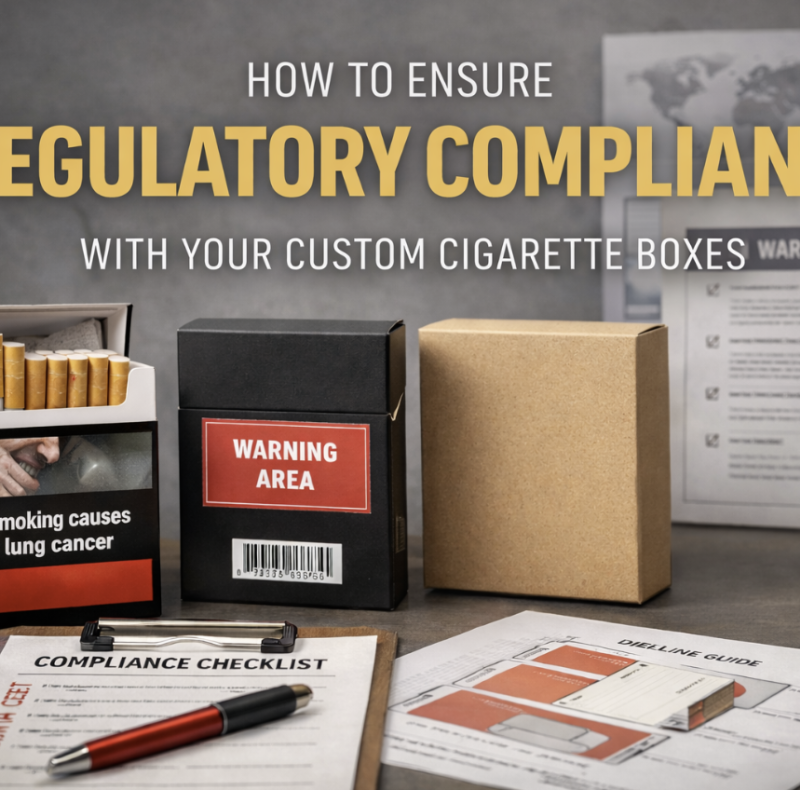 How to Ensure Regulatory Compliance with Your Custom Cigarette Boxes