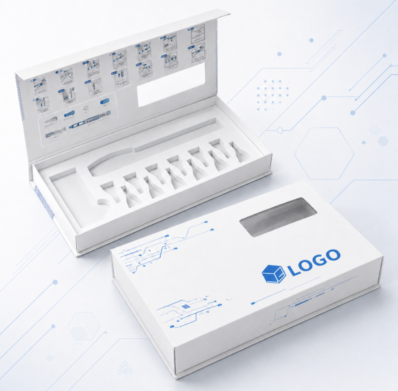 Custom Peptides Pen & Vial Packaging Box with PVC Window | DHP Boxes