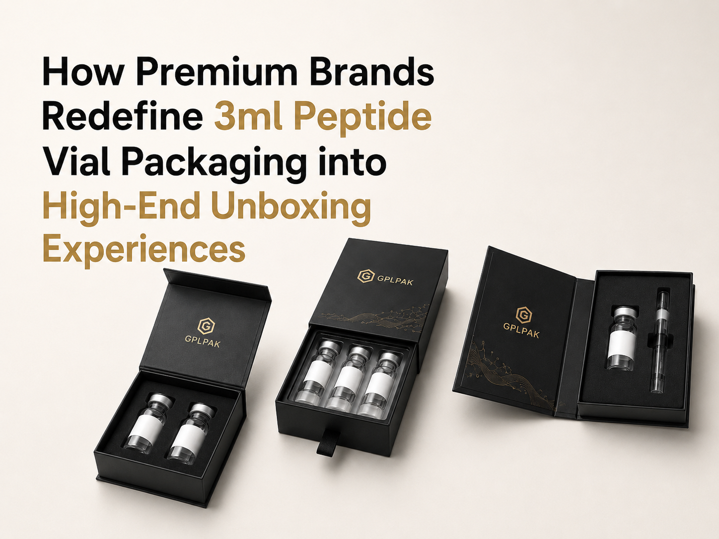 The Luxury Turn: How Premium Brands Redefine 3ml Peptide Vial Packaging into High-End Unboxing Experiences