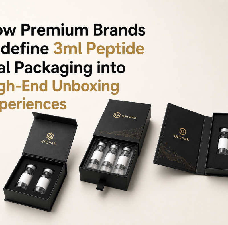 The Luxury Turn: How Premium Brands Redefine 3ml Peptide Vial Packaging into High-End Unboxing Experiences