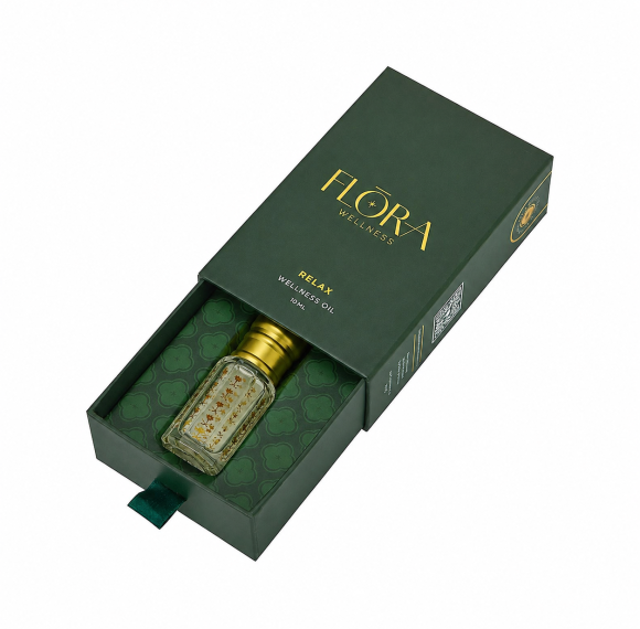 Custom Luxury Attar Packaging Boxes | Rigid Perfume Oil Box with Embossed Finish