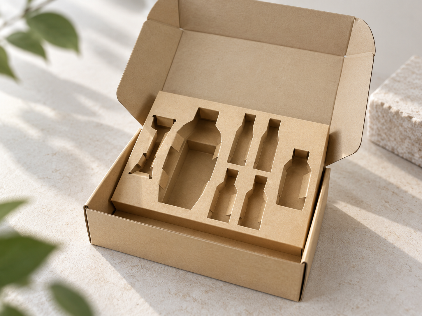 Precision paperboard inserts for custom packaging