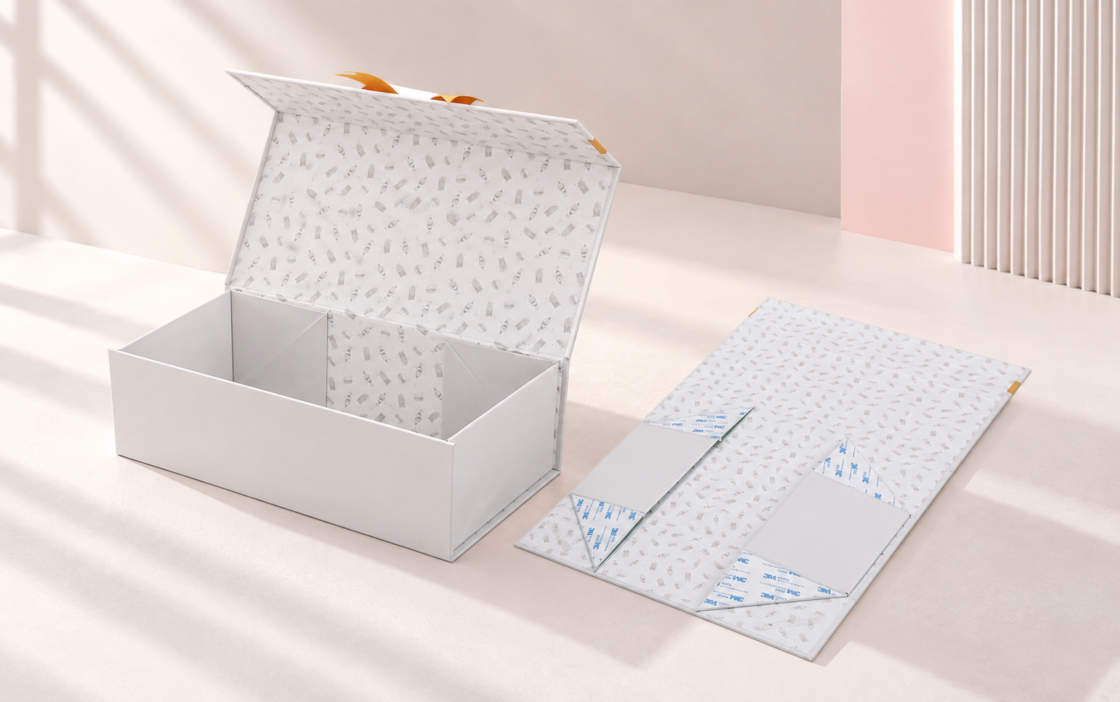 Sustainable premium foldable gift packaging