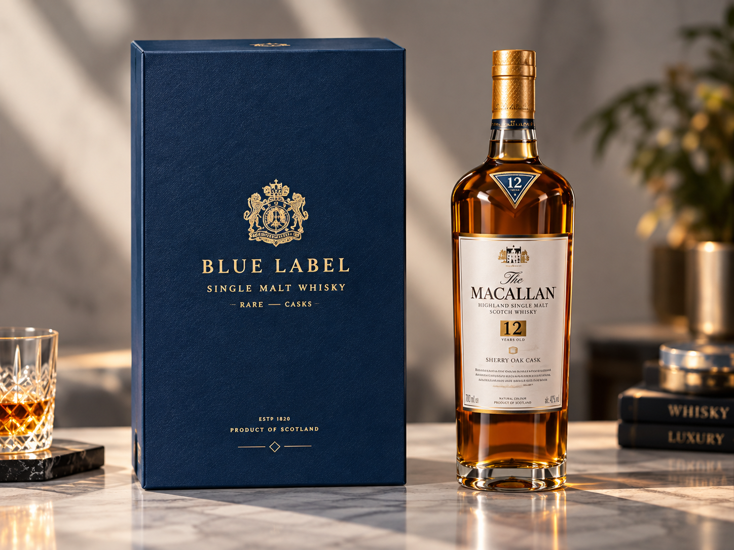 Custom luxury whisky packaging box