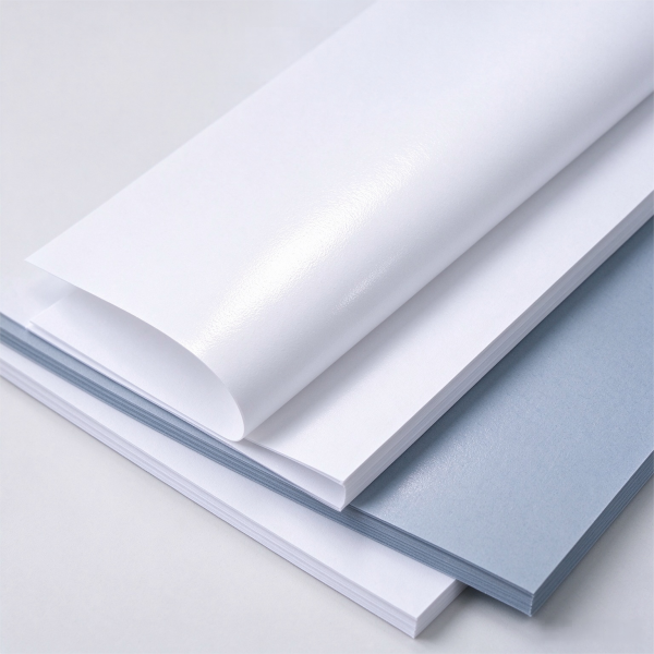 Coated paper for custom rigid boxes
