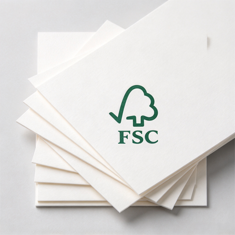 FSC certified paper options for custom packaging boxes