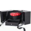 Custom Double Door Flower Gift Box with Heart-Shaped Rose Holder and Drawer