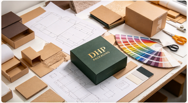 DHP Boxes packaging structural design, printing and assembly capabilities