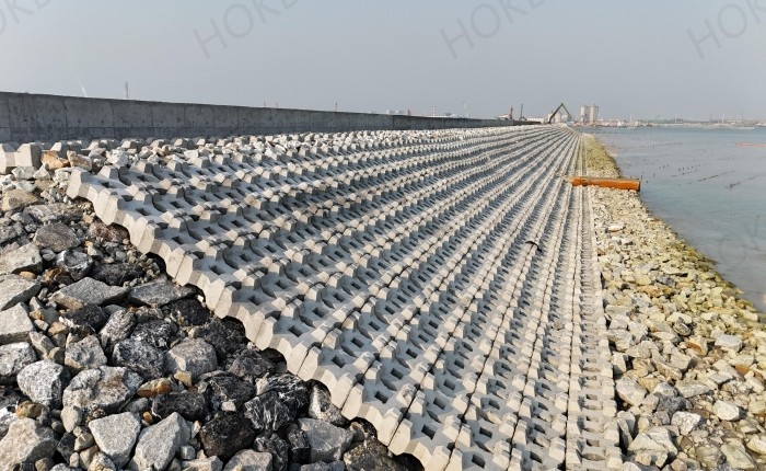 The final effect of coastal protection and restoration using geotube bags