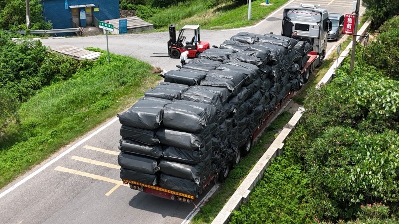 HOKBG anti-fouling curtains shipped to the Philippines.