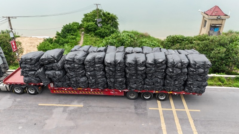 HOKBG anti-fouling curtains shipped to the Philippines.
