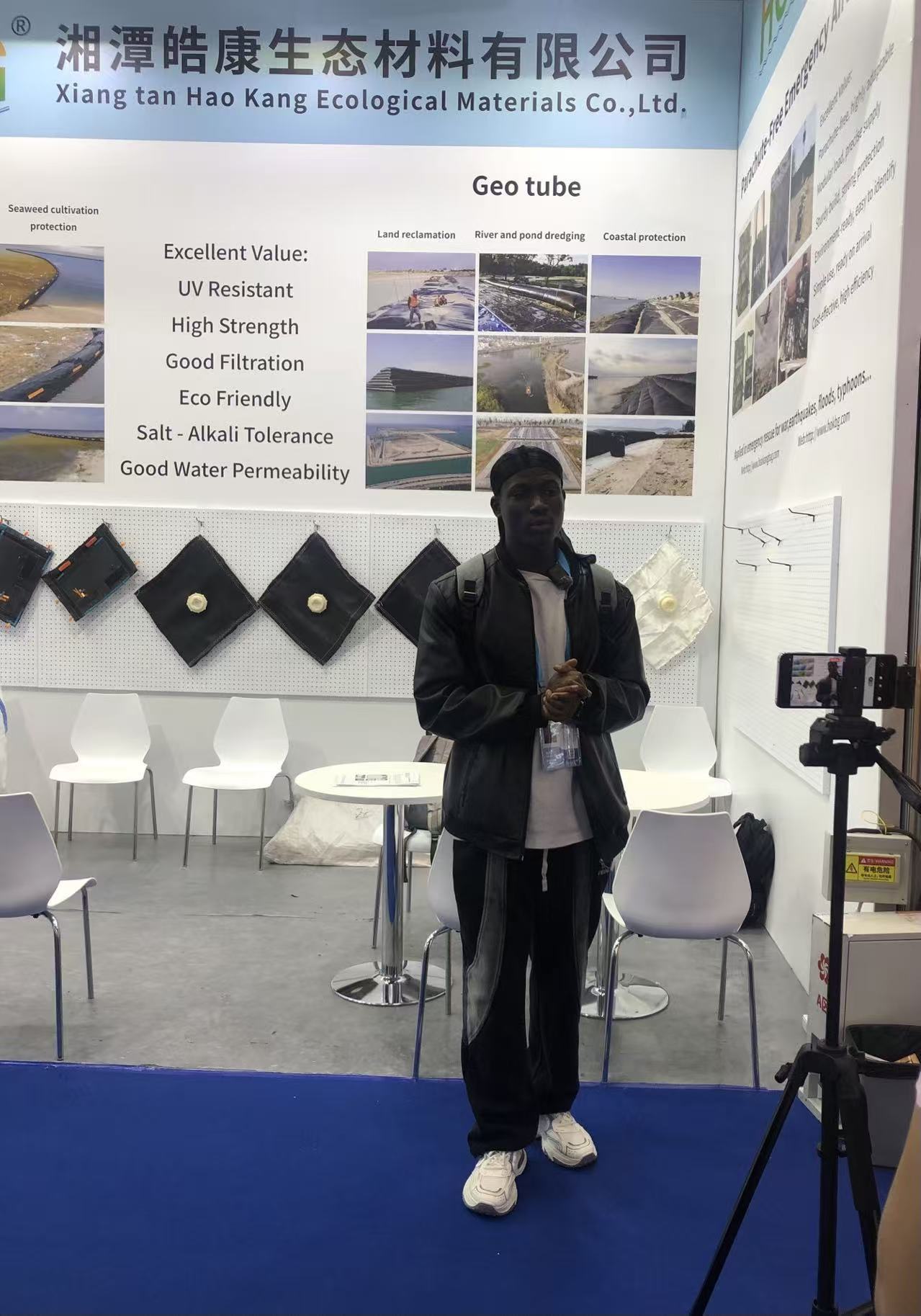 Senegalese Customer Explores Geotube Bags and Silt Curtains