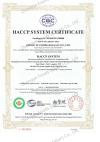 HACCP System Certificate