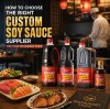 How to Choose the Right Custom Soy Sauce Supplier for Your Restaurant Chain