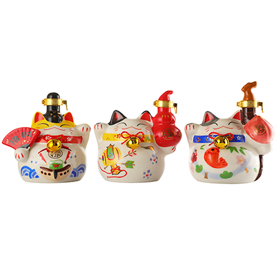 Fortune Cat Wine Set Manufacturer | Dai-Ginjo Sake | Restaurant Usage | OEM&ODM Japanese Sake