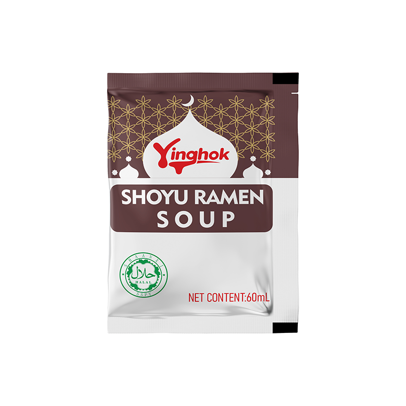 Halal Shoyu Ramen Soup Product Showcase