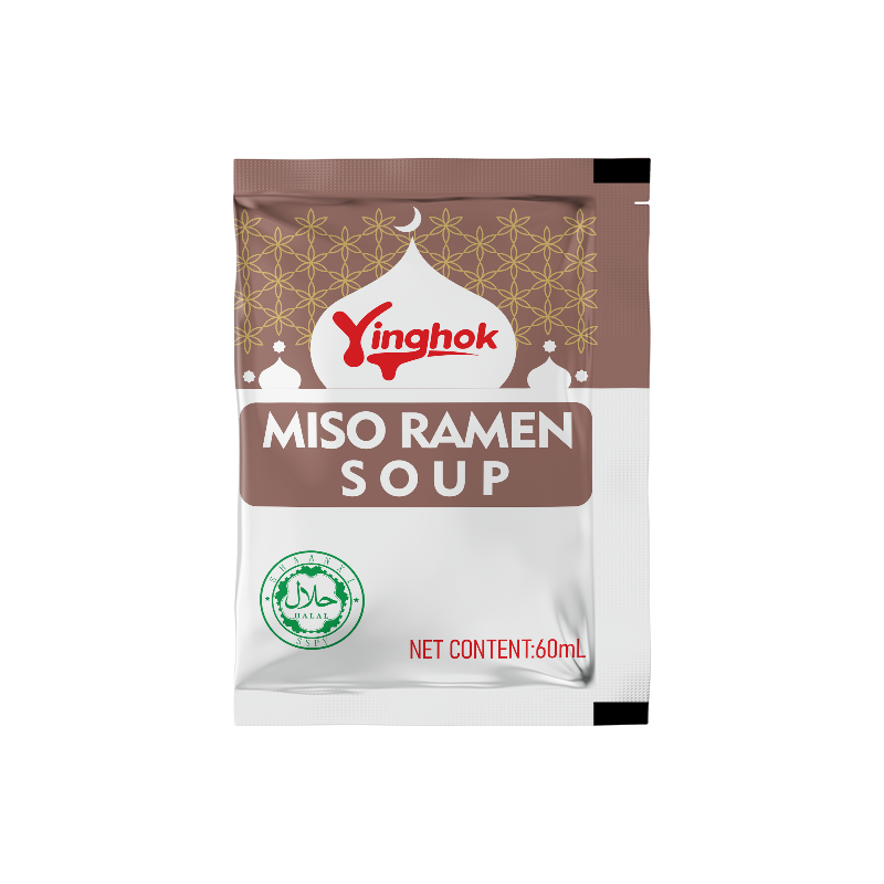 Halal Miso Ramen Soup Product Showcase