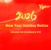New Year Holiday Notice 2026 | Thank You for a Year of Trust and Partnership