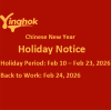 Chinese New Year Holiday Notice