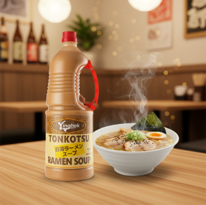 Tonkotsu Ramen Soup (light) Wholesale | Ramen Soup Base | Custom Asian Cooking Sauces