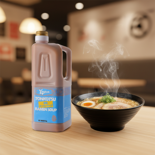 Tonkotsu Ramen Soup (Dark) Supplier | Ramen Soup Base For Catering | Bulk Asian Cooking Sauces