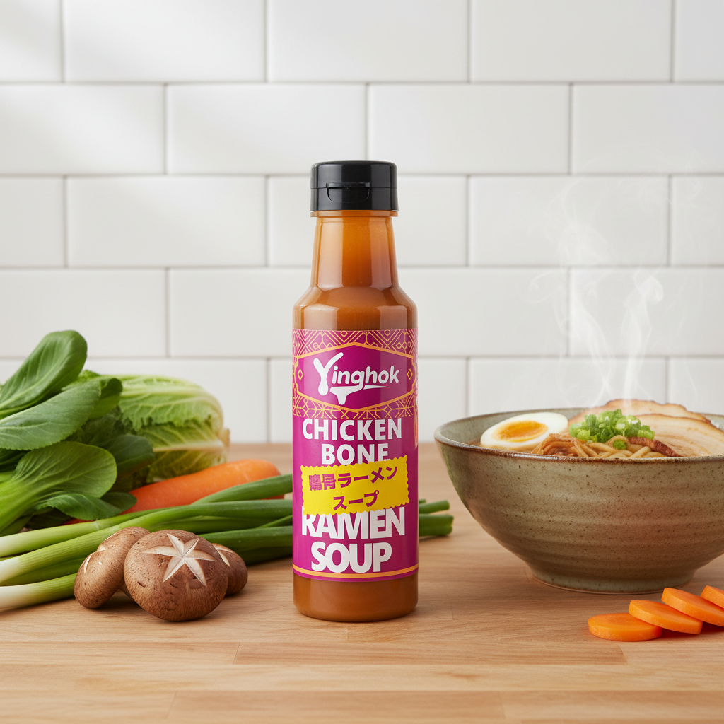 Chicken Bone Ramen Soup Product Showcase