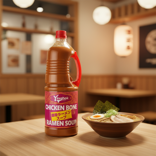 Chicken Bone Ramen Soup Wholesale | Ramen Soup Bases | High-Quality Asian Cooking Sauce for Factory Use