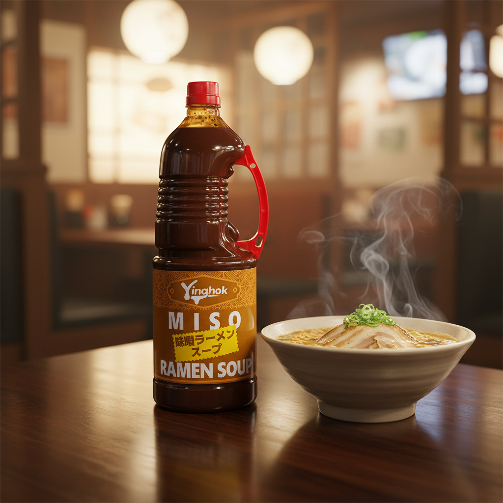Miso Ramen Soup Product Showcase