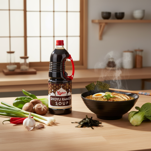 Halal Shoyu Ramen Soup Wholesale | Ramen Soup Base for Restaurants | Custom Solutions | Halal Certified