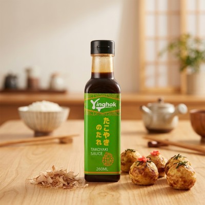 Wholesale Takoyaki Sauce | Custom Octopus Ball Sauce Supermarket Retail | Asian Cooking Sauce Factory