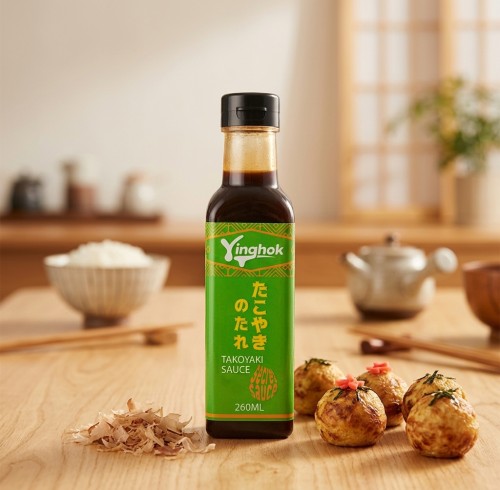 Wholesale Takoyaki Sauce | Custom Octopus Ball Sauce Supermarket Retail | Asian Cooking Sauce Factory