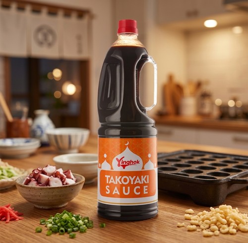 Halal Takoyaki Sauce Manufacturer | BBQ Sauces | Restaurant Usage Halal Cooking Sauce