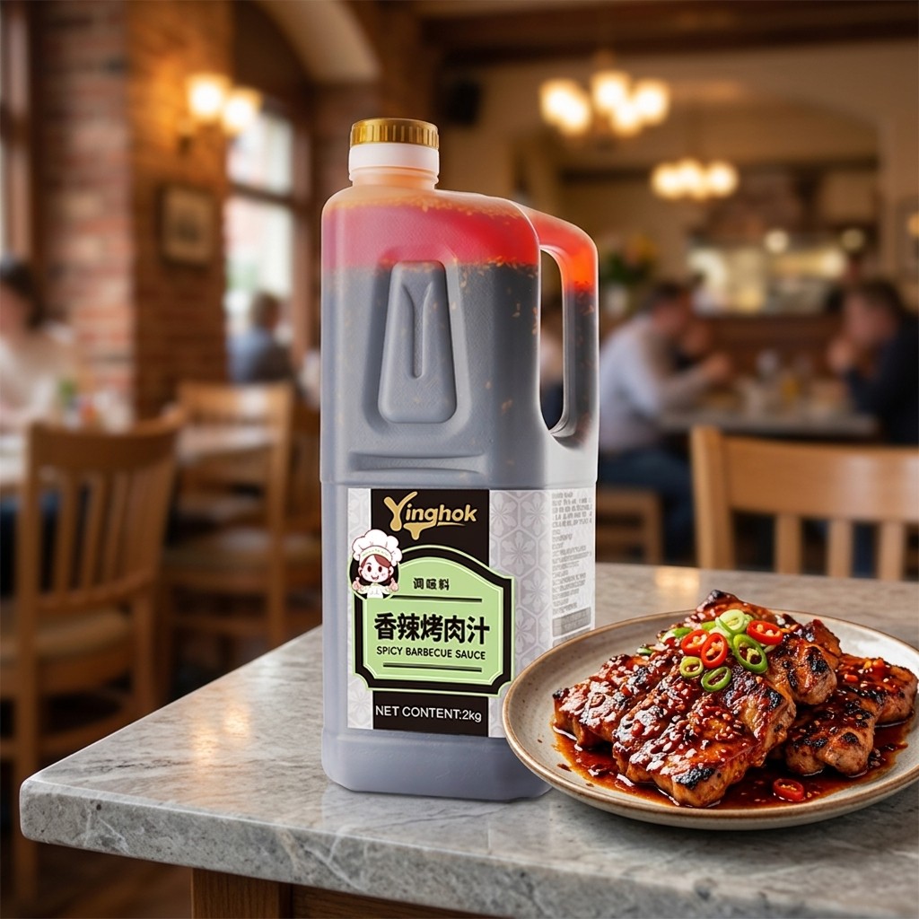 Spicy Barbecue Sauce Product Showcase