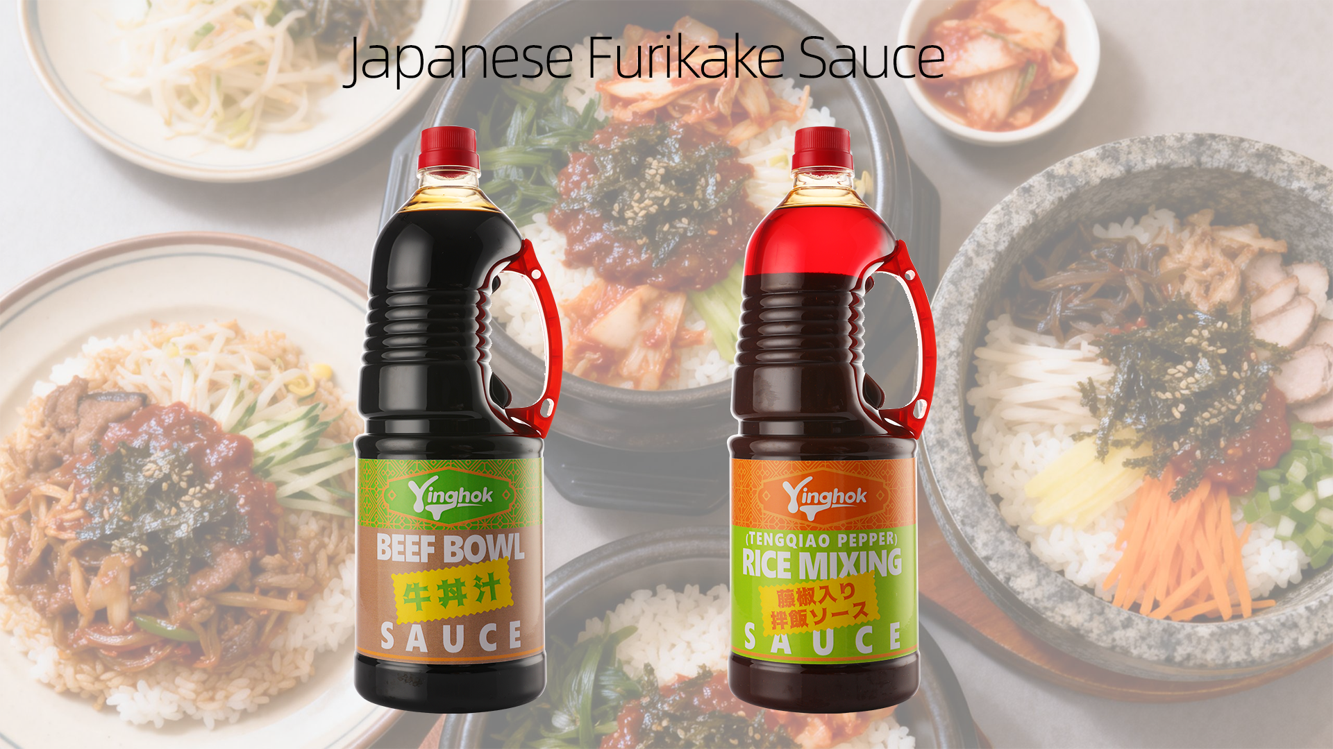 Custom Rice Bowl Sauces
